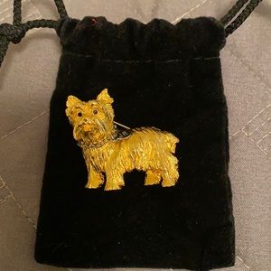 Joan Rivers Classic Collection Pin - Yorkie Dog